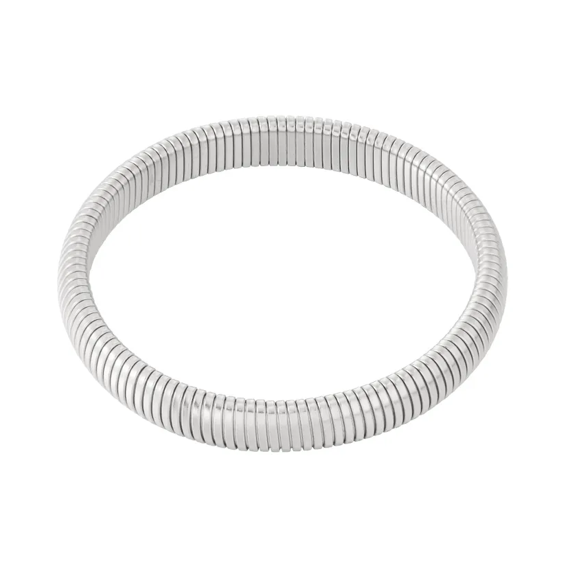 LIVAYA Armband Armreif mit gerillter Oberfläche – Bild 1