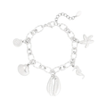 LIVAYA Armband Charmarmband mit Meeresanhängern 17,5 cm – Bild 1