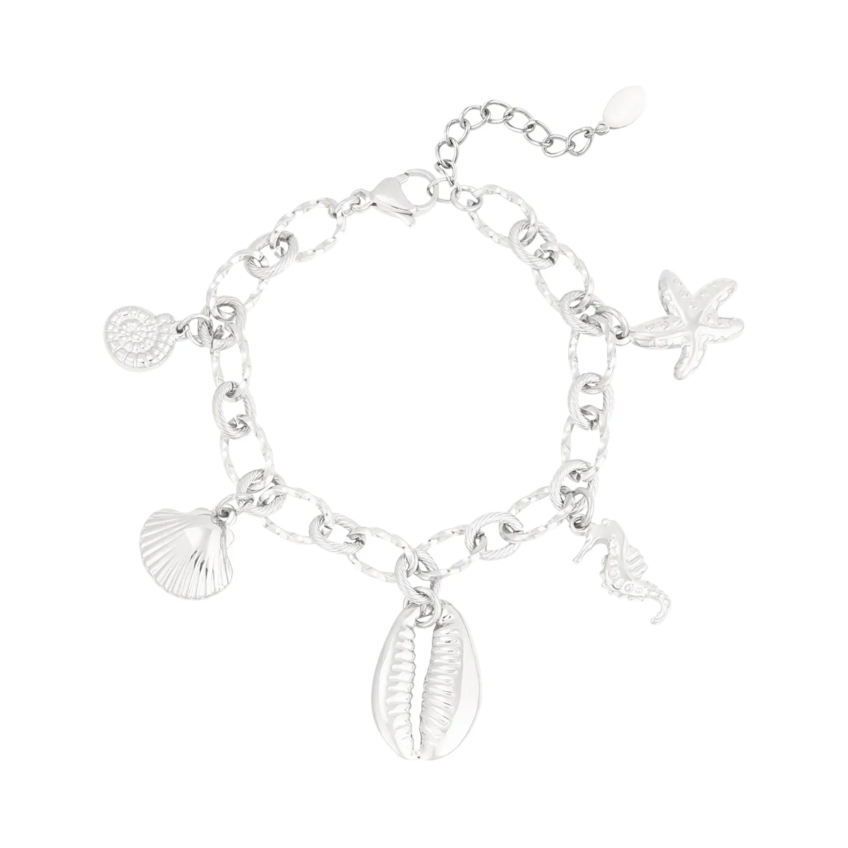 LIVAYA Armband Charmarmband mit Meeresanhängern 17,5 cm – Bild 1