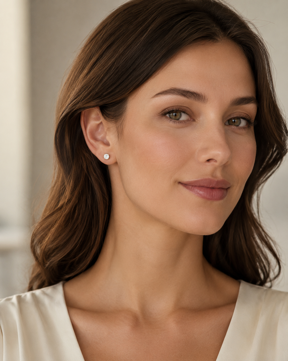 Ohrstecker Ohrringe aus 585 Gold mit 2 Lab Grown Diamanten 0,66 ct von ONE ELEMENT – Bild 2