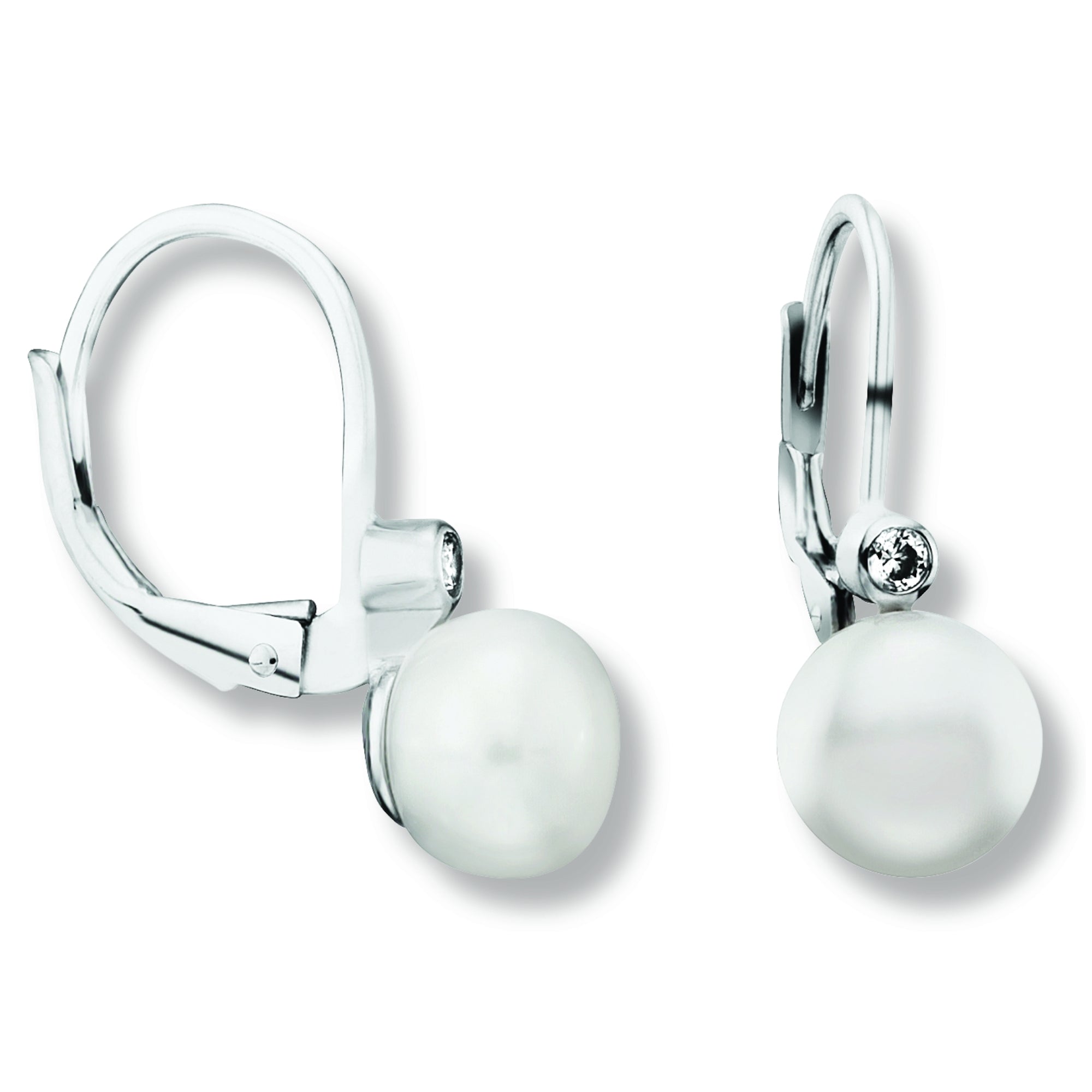 Ohrhänger aus 925er Silber mit Zirkonia von ONE ELEMENT