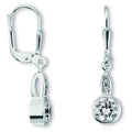 Ohrhänger aus 925er Silber mit Zirkonia von ONE ELEMENT