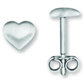 Herz Ohrringe Ohrstecker aus 925er Silber von ONE ELEMENT – Bild 1