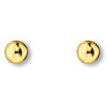 Kugel Ohrringe Ohrstecker aus 333er Gelbgold von ONE ELEMENT – Bild 1
