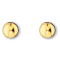 Kugel Ohrringe Ohrstecker aus 333er Gelbgold von ONE ELEMENT – Bild 1