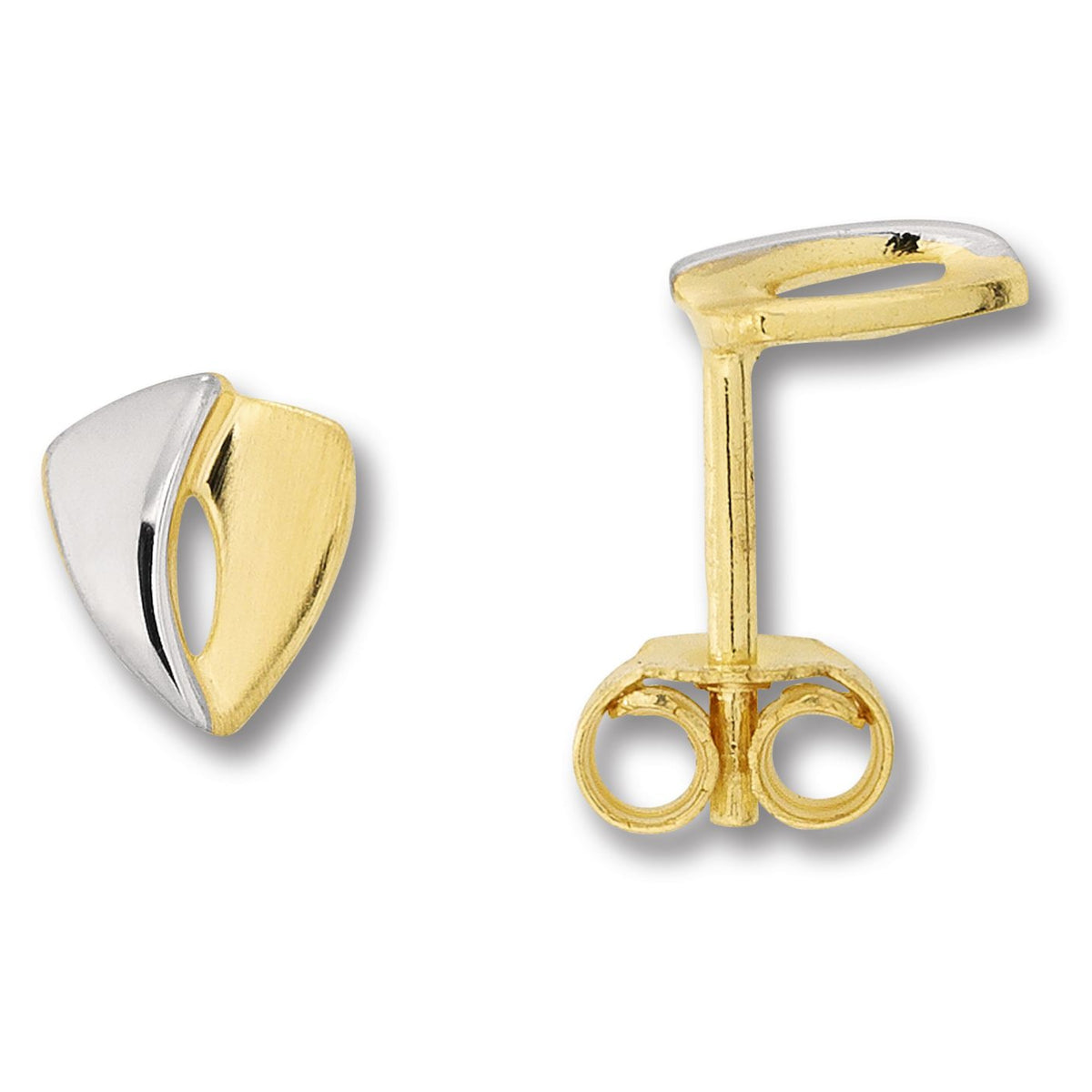 Ohrringe Ohrstecker aus 333er Gelbgold von ONE ELEMENT – Bild 1