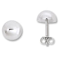 Halb kugel mit Boden Ohrringe Ohrstecker aus 925er Silber von ONE ELEMENT – Bild 1