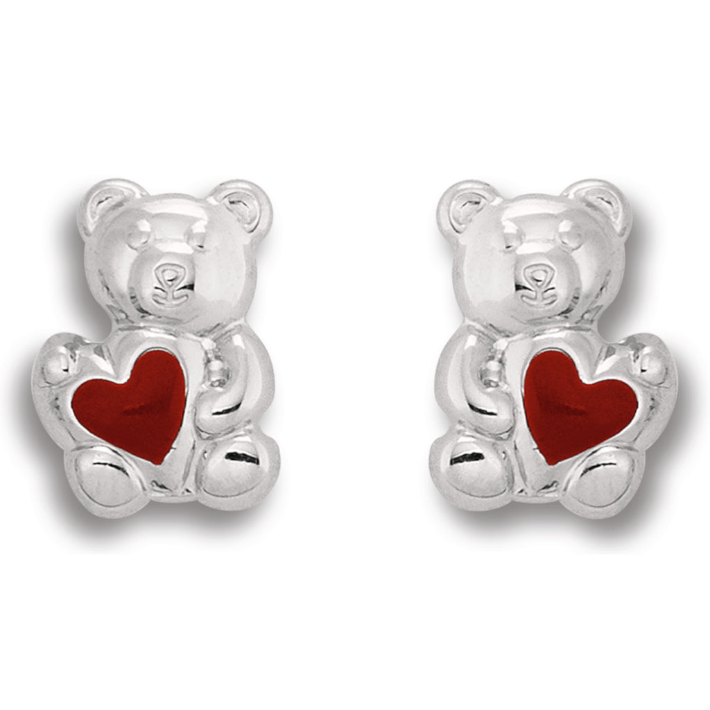 Teddy Bär Ohrringe Ohrstecker aus 925er Silber von ONE ELEMENT – Bild 2