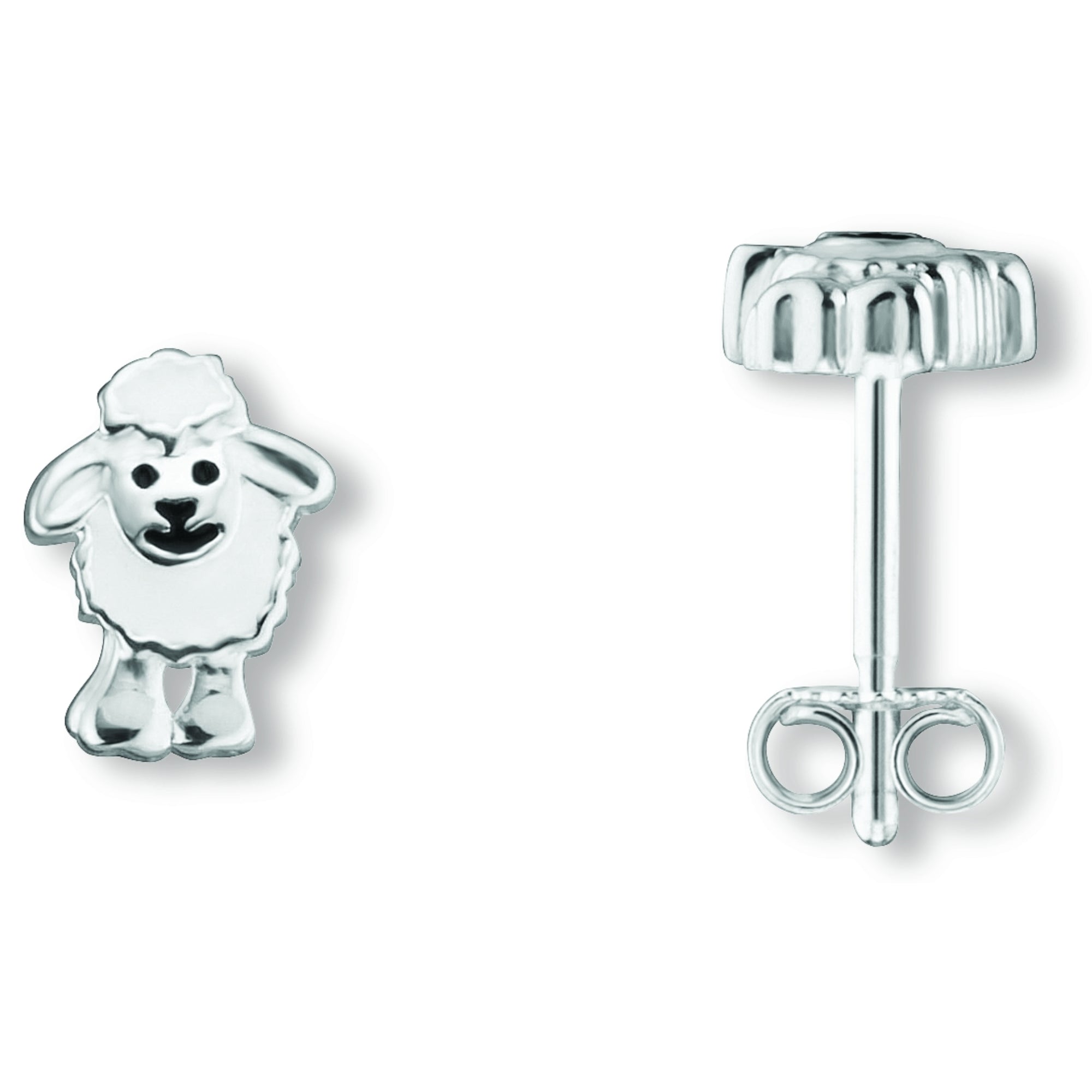 Schaf Ohrringe Ohrstecker aus 925er Silber von ONE ELEMENT – Bild 1