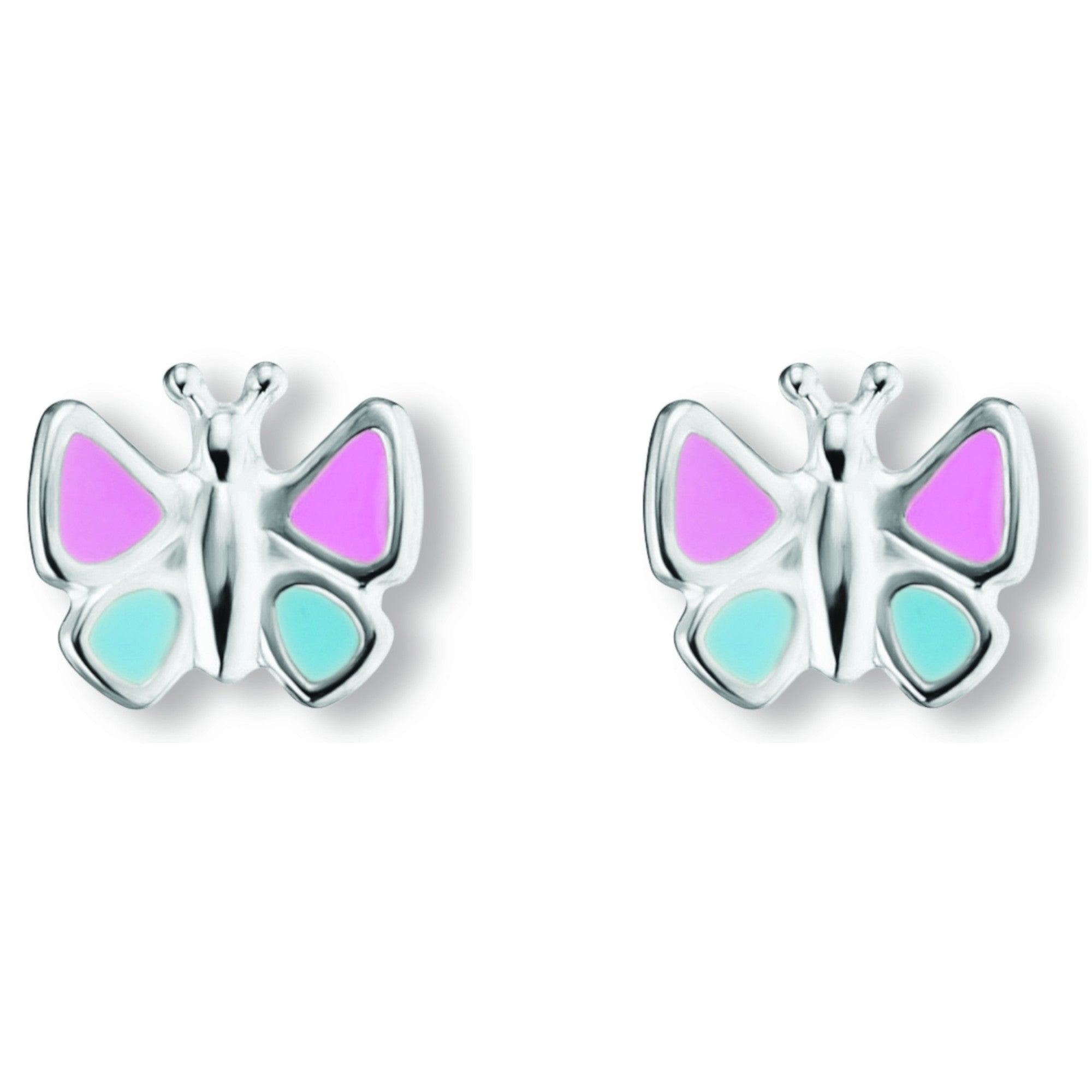 Schmetterling Ohrringe Ohrstecker aus 925er Silber von ONE ELEMENT – Bild 2