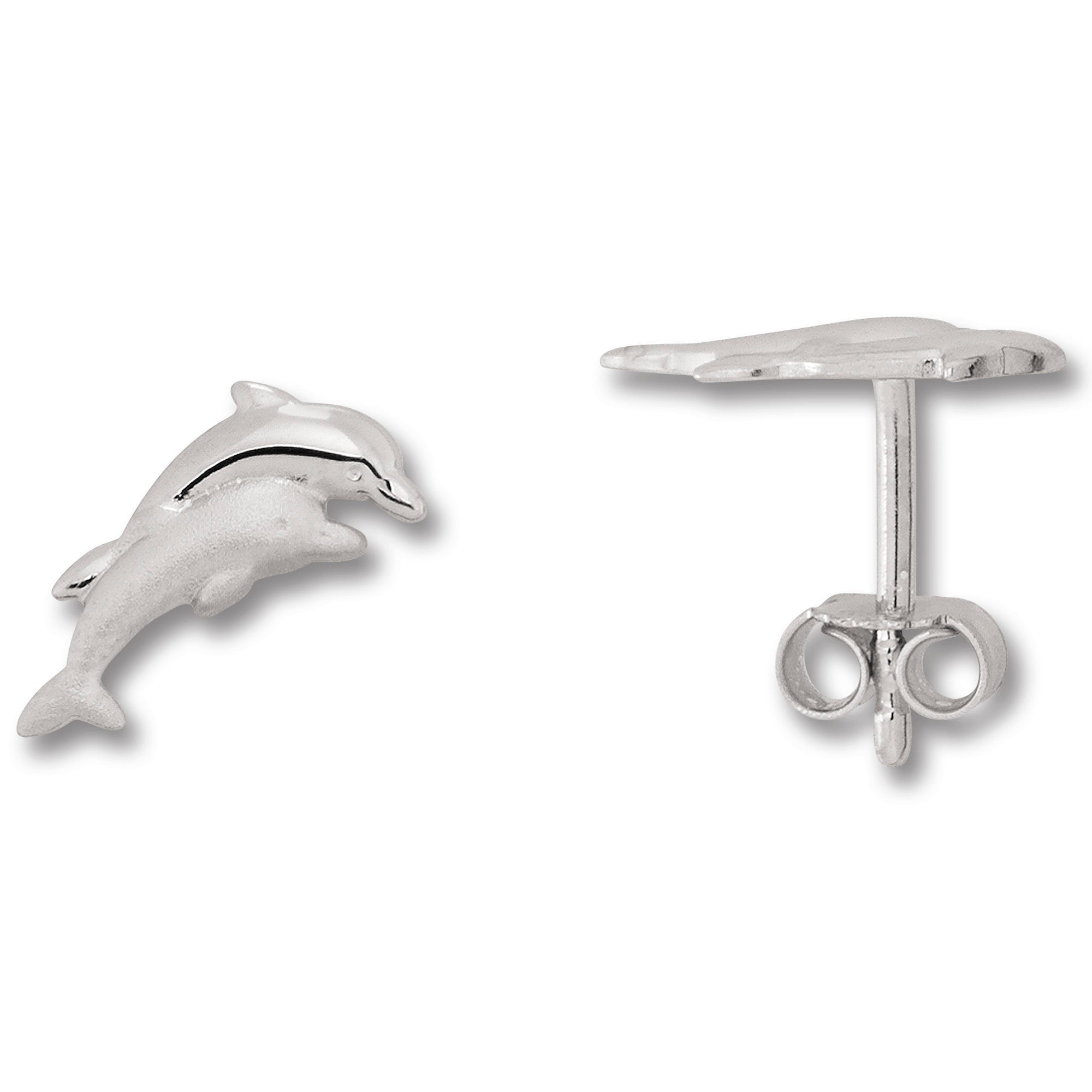 Delfin Ohrringe Ohrstecker aus 925er Silber von ONE ELEMENT – Bild 1