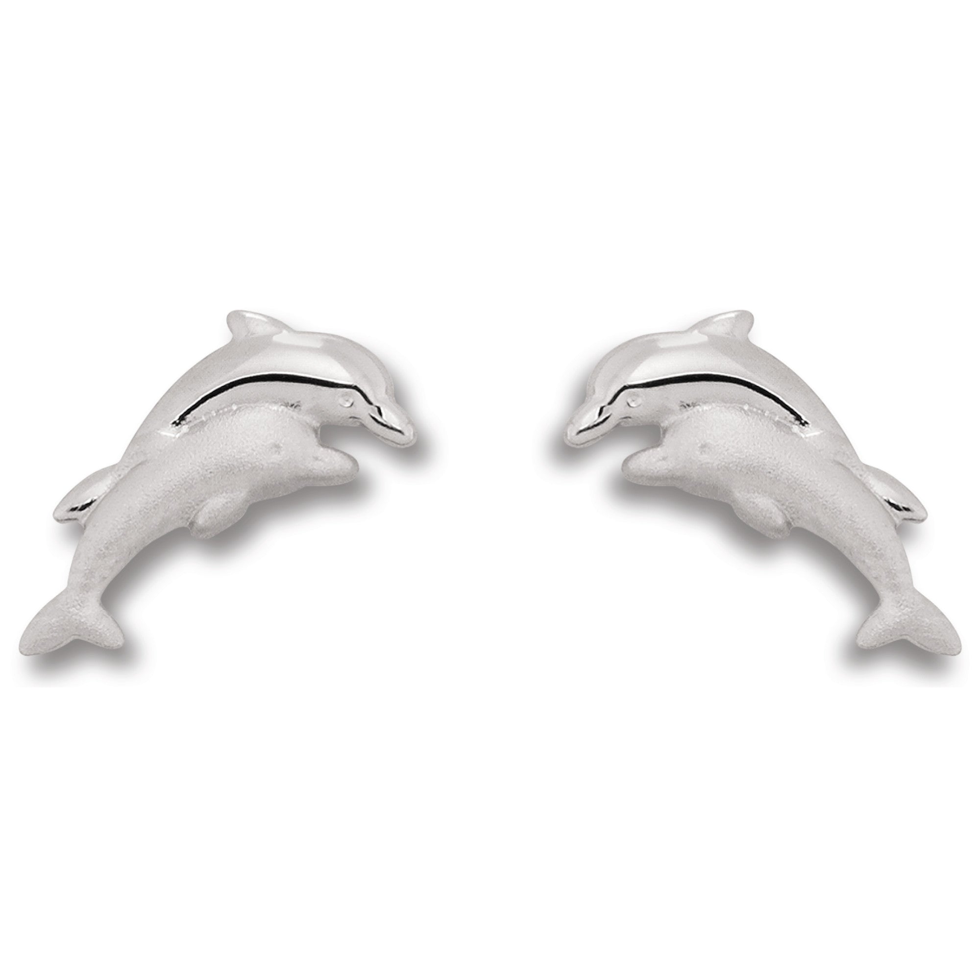 Delfin Ohrringe Ohrstecker aus 925er Silber von ONE ELEMENT – Bild 2