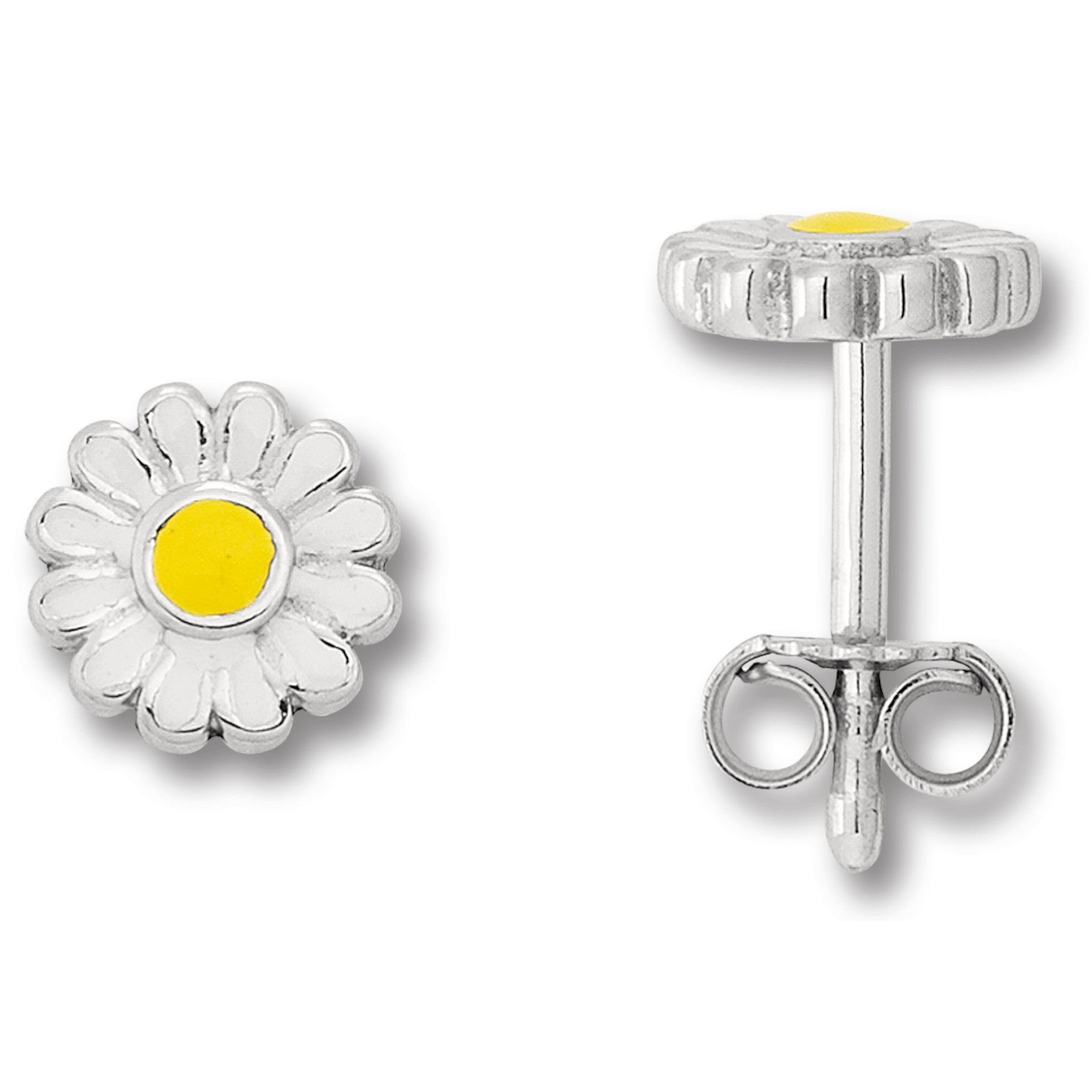 Gänseblümchen Ohrringe Ohrstecker aus 925er Silber von ONE ELEMENT – Bild 1