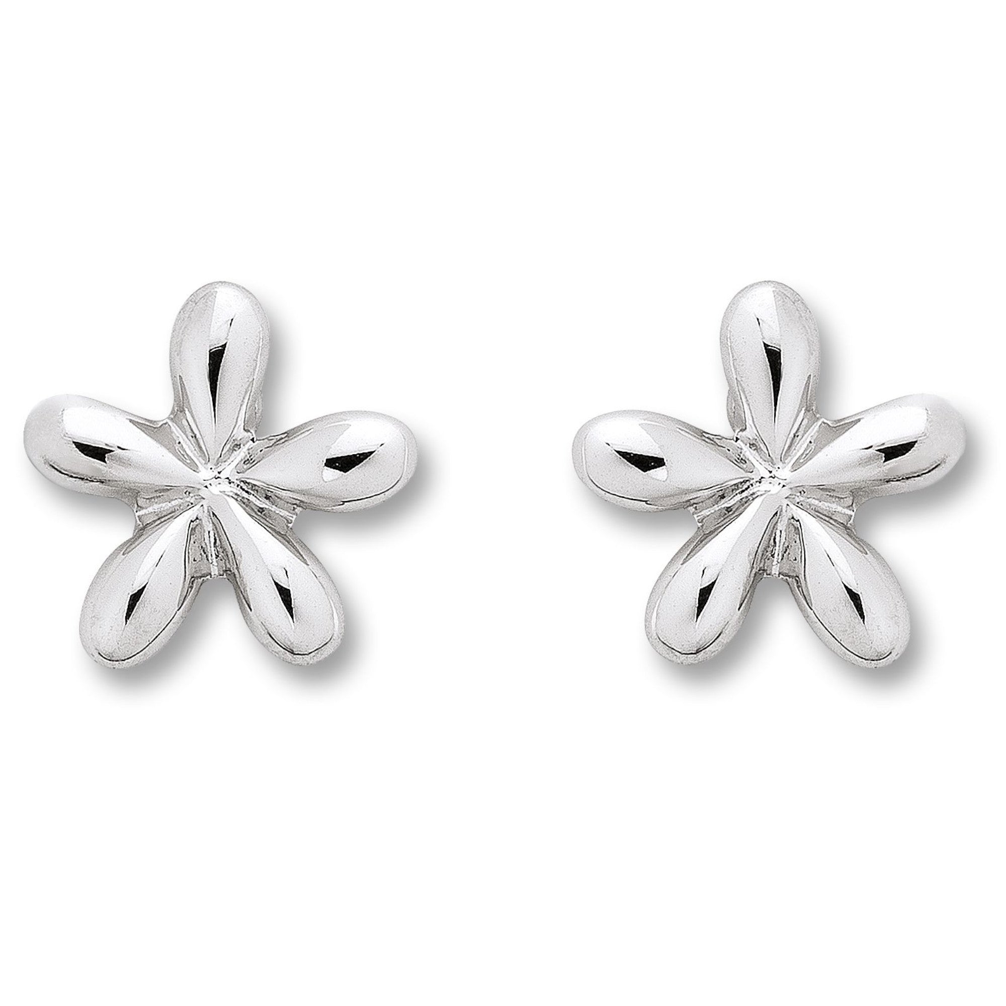 Blume Ohrringe Ohrstecker aus 925er Silber von ONE ELEMENT – Bild 1