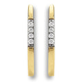 0.03 ct Diamant Brillant Ohrringe Ohrstecker aus 585er Gelbgold von ONE ELEMENT – Bild 1