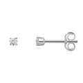 0.10 ct Diamant Brillant Ohrringe Ohrstecker aus 585er Weißgold von ONE ELEMENT – Bild 1