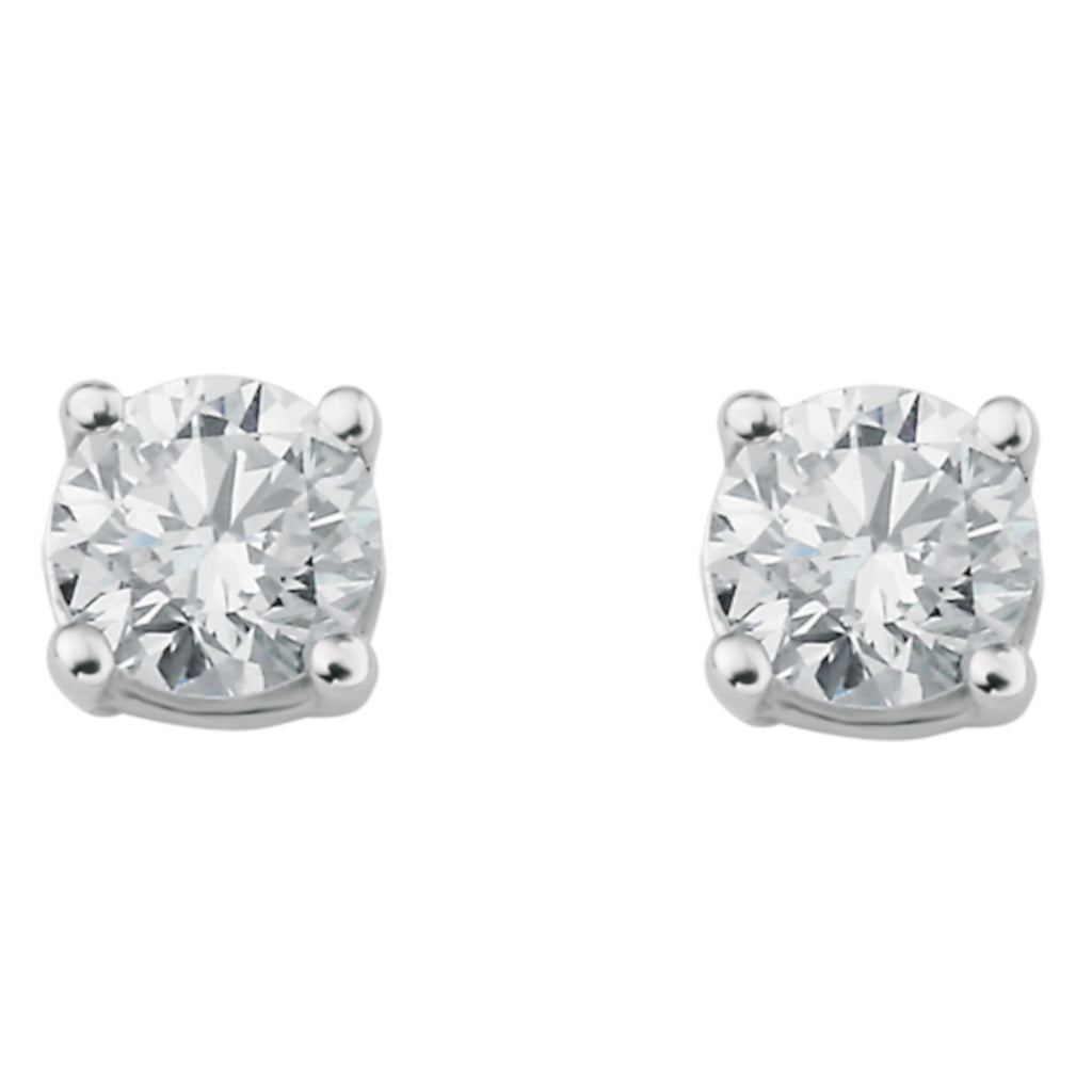 0.15 ct Diamant Brillant Ohrringe Ohrstecker aus 950 Platin von ONE ELEMENT – Bild 2