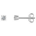 0.20 ct Diamant Brillant Ohrringe Ohrstecker aus 585er Weißgold von ONE ELEMENT – Bild 1