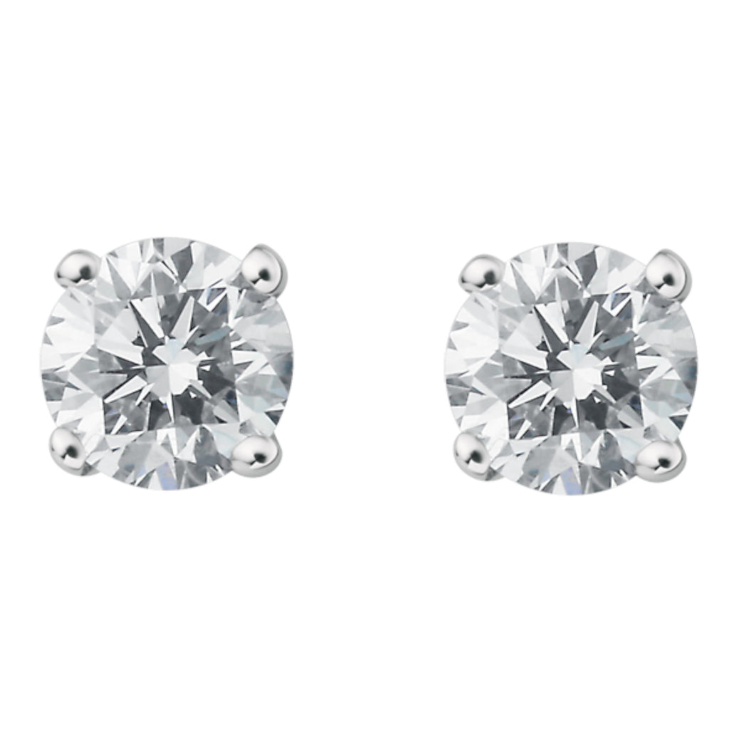 0.25 ct Diamant Brillant Ohrringe Ohrstecker aus 950 Platin von ONE ELEMENT – Bild 2