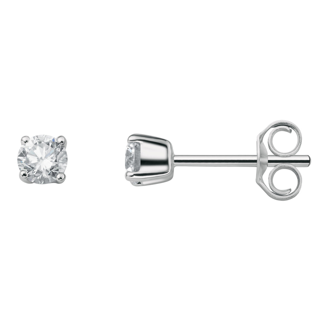0.30 ct Diamant Brillant Ohrringe Ohrstecker aus 950 Platin von ONE ELEMENT – Bild 1