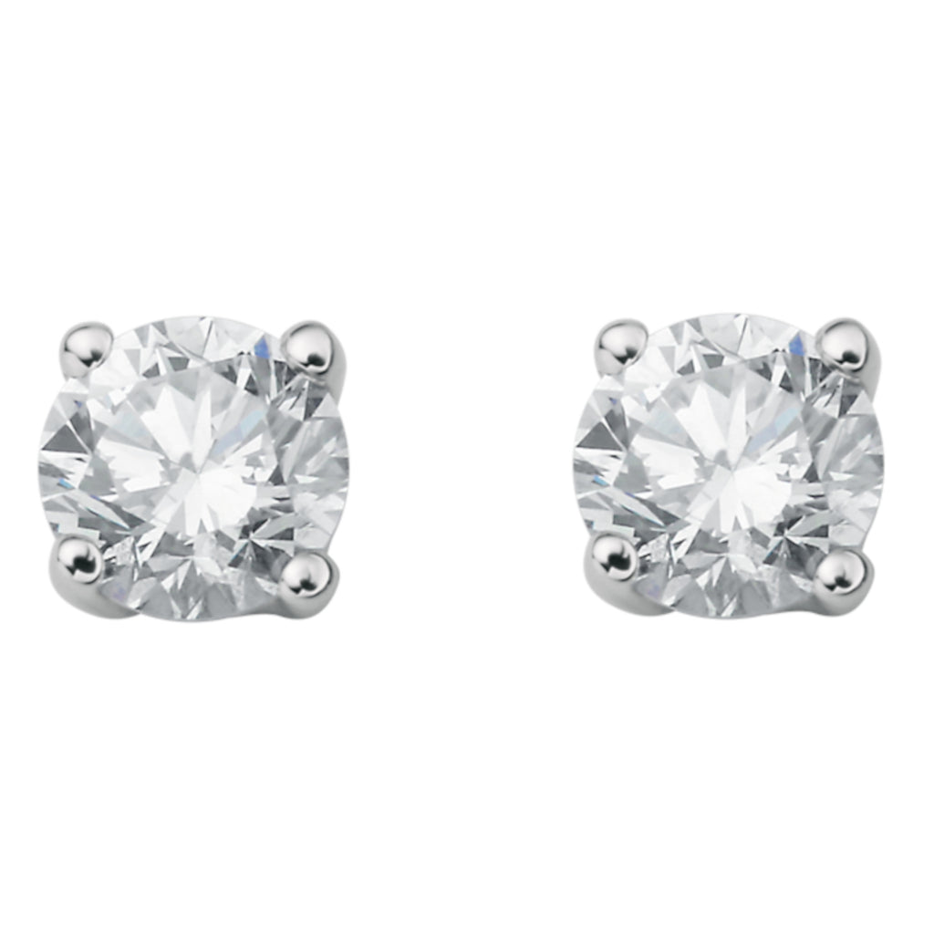 0.30 ct Diamant Brillant Ohrringe Ohrstecker aus 950 Platin von ONE ELEMENT – Bild 2