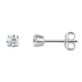 0.40 ct Diamant Brillant Ohrringe Ohrstecker aus 950 Platin von ONE ELEMENT – Bild 1
