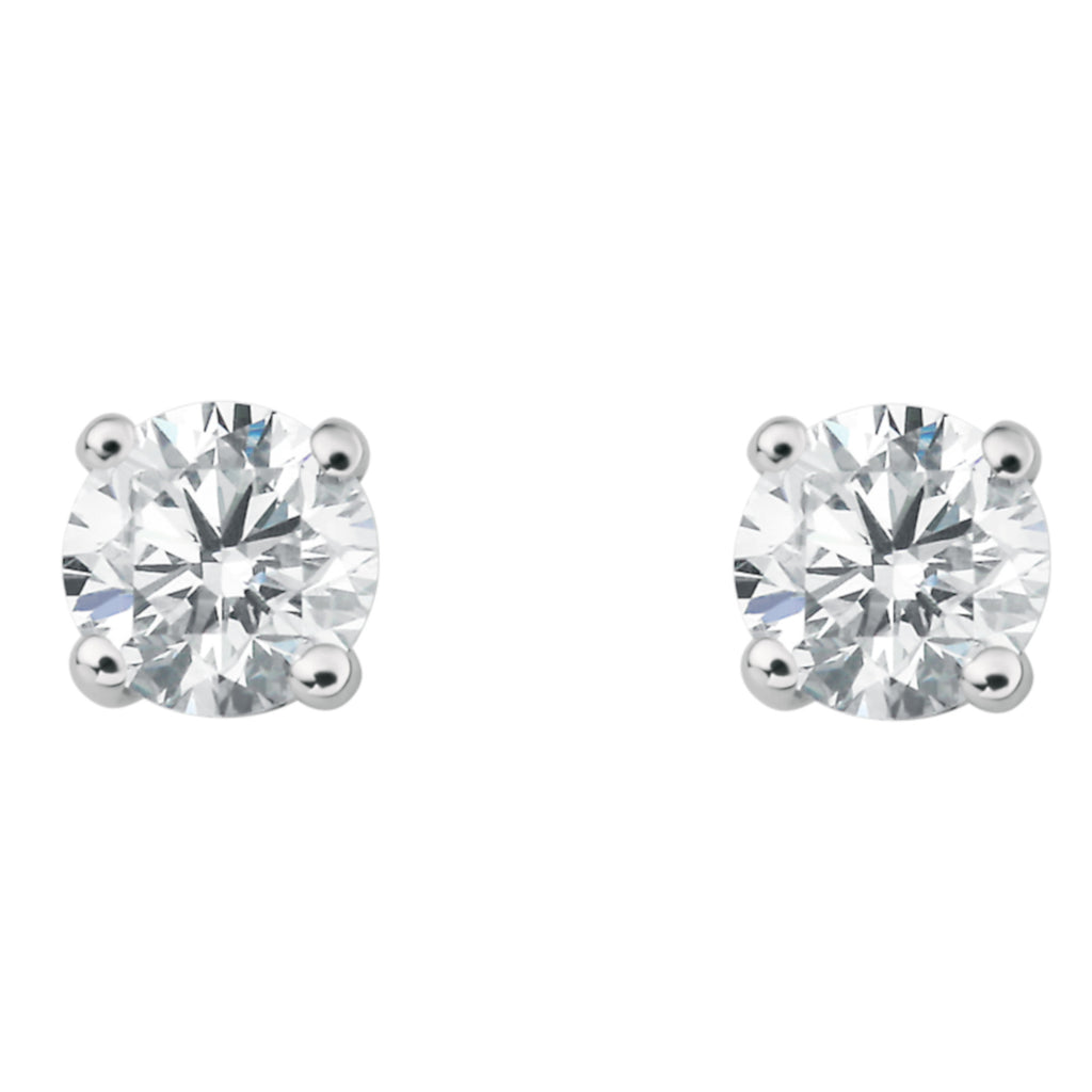 0.40 ct Diamant Brillant Ohrringe Ohrstecker aus 950 Platin von ONE ELEMENT – Bild 2