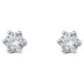 0.1 ct Diamant Brillant Ohrringe Ohrstecker aus 950 Platin von ONE ELEMENT – Bild 1