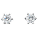 0.2 ct Diamant Brillant Ohrringe Ohrstecker aus 950 Platin von ONE ELEMENT – Bild 1