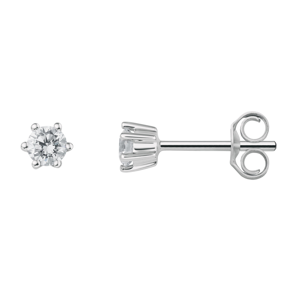 0.25 ct Diamant Brillant Ohrringe Ohrstecker aus 950 Platin von ONE ELEMENT – Bild 2