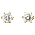 0.3 ct Diamant Brillant Ohrringe Ohrstecker aus 585er Gelbgold von ONE ELEMENT – Bild 1