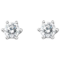 0.3 ct Diamant Brillant Ohrringe Ohrstecker aus 750er Weißgold von ONE ELEMENT – Bild 1