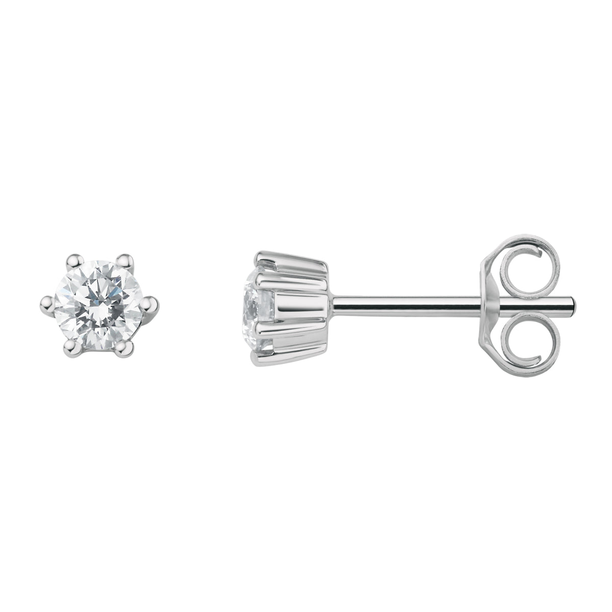 0.3 ct Diamant Brillant Ohrringe Ohrstecker aus 950 Platin von ONE ELEMENT – Bild 2
