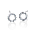 0,13 ct Diamant Brillant Ohrringe Ohrstecker aus 585er Weißgold von ONE ELEMENT – Bild 1