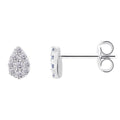 0,08 ct Diamant Brillant Ohrringe Ohrstecker aus 585er Weißgold von ONE ELEMENT – Bild 1
