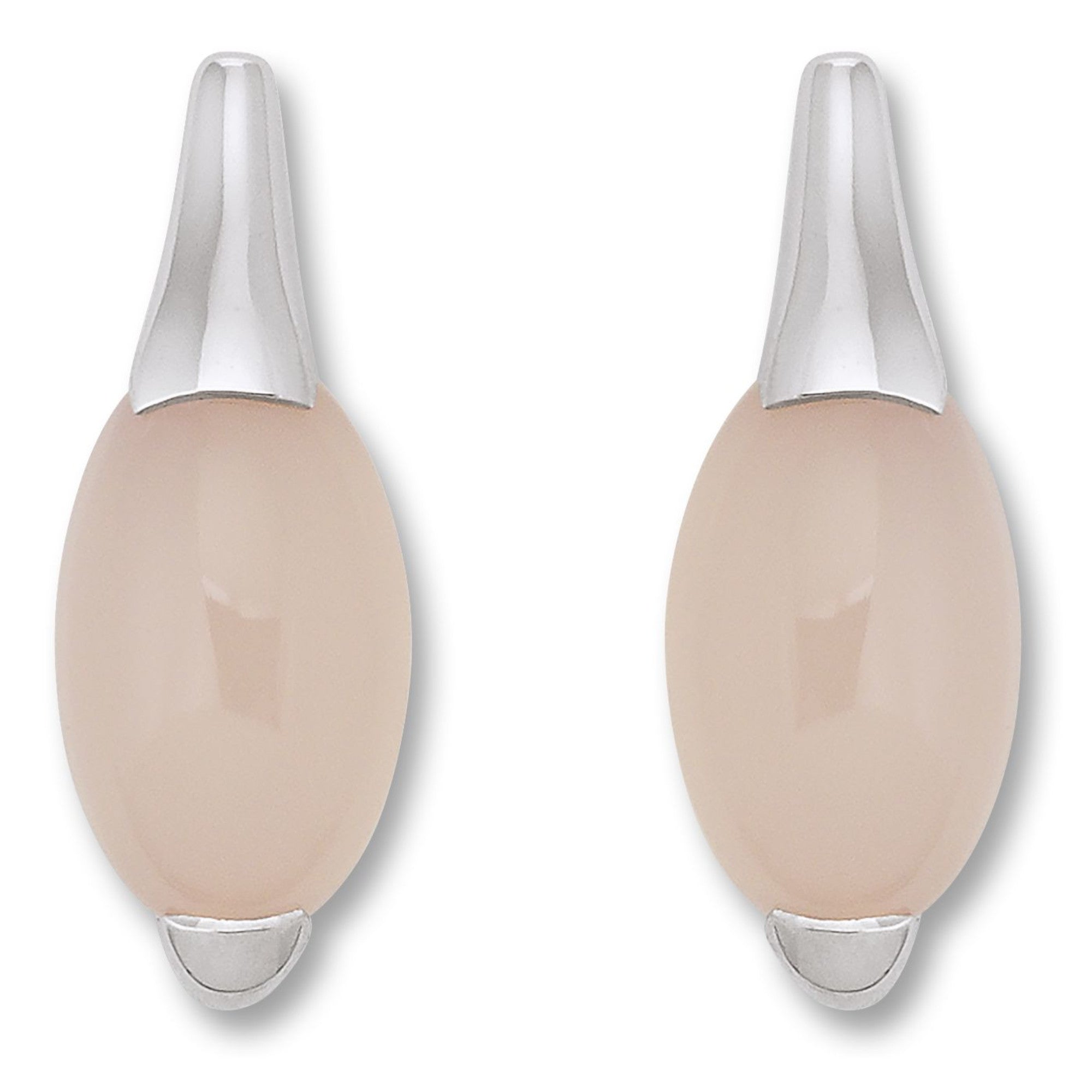 Chalcedon Ohrringe Ohrstecker aus 925er Silber von ONE ELEMENT – Bild 1