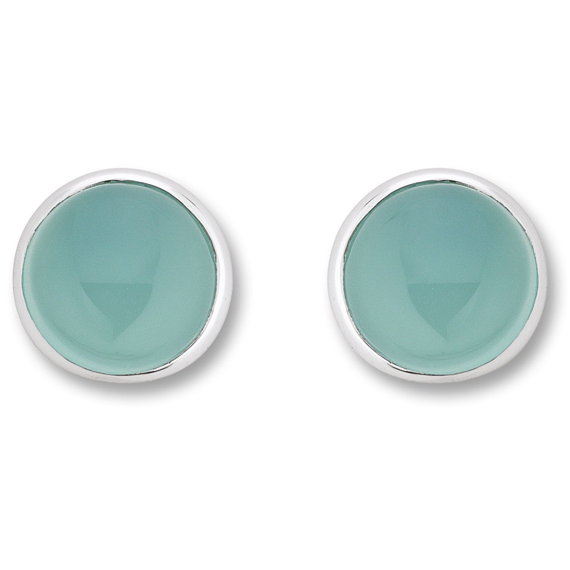 Chalcedon Ohrringe Ohrstecker aus 925er Silber von ONE ELEMENT – Bild 1