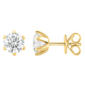 Ohrstecker aus 585er Gelbgold mit 2 Lab-Grown-Diamanten, 2 ct von ONE ELEMENT