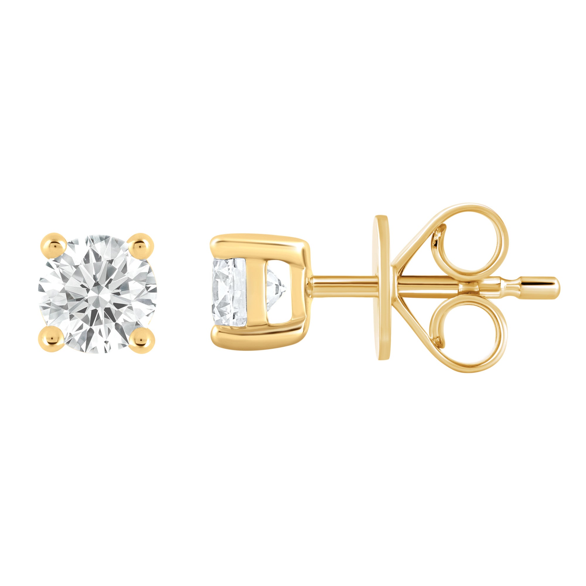 Ohrstecker Ohrringe aus 585 Gold mit 2 Lab Grown Diamanten 0,5 ct von ONE ELEMENT – Bild 1
