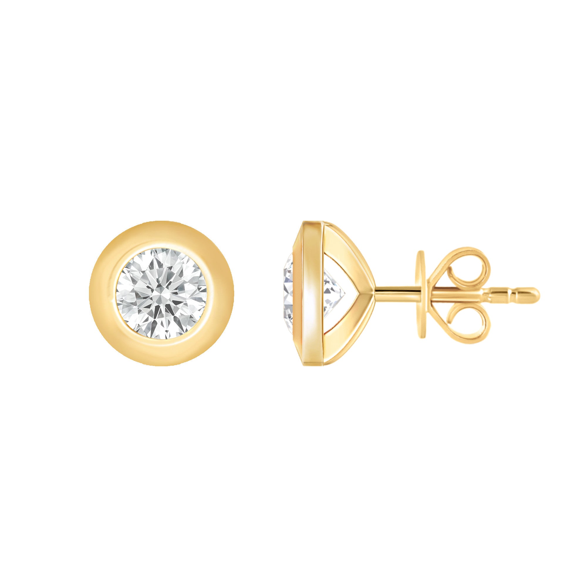 Ohrstecker Ohrringe aus 585 Gold mit 2 Lab Grown Diamanten 1,5 ct von ONE ELEMENT – Bild 1
