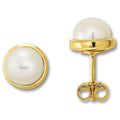 Ohrringe Ohrstecker aus 333er Gelbgold von ONE ELEMENT – Bild 1