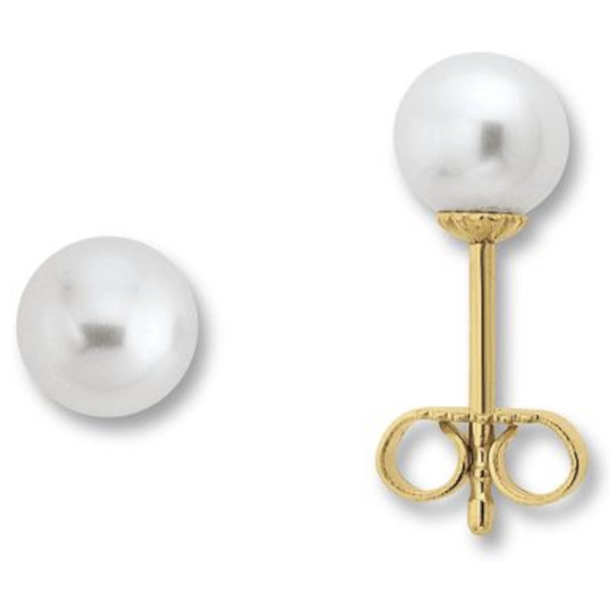 Ohrringe Ohrstecker aus 333er Gelbgold von ONE ELEMENT – Bild 2