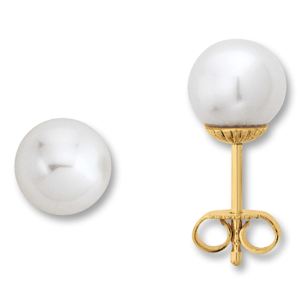Ohrringe Ohrstecker aus 585er Gelbgold von ONE ELEMENT – Bild 2