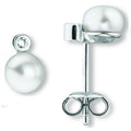 Zirkonia Ohrringe Ohrstecker aus 925er Silber von ONE ELEMENT – Bild 1