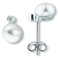 Zirkonia Ohrringe Ohrstecker aus 925er Silber von ONE ELEMENT – Bild 1