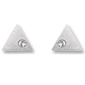 Zirkonia Dreieck Ohrringe Ohrstecker aus 925er Silber von ONE ELEMENT – Bild 1