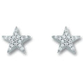 Zirkonia Stern Ohrringe Ohrstecker aus 925er Silber von ONE ELEMENT – Bild 1