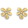 Zirkonia Blume Ohrringe Ohrstecker aus 925er Silber von ONE ELEMENT – Bild 1