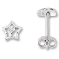 Zirkonia Stern Ohrringe Ohrstecker aus 925er Silber von ONE ELEMENT – Bild 1