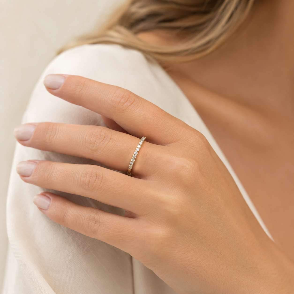 Ring aus 585 Gold mit 10 Lab Grown Diamanten 0,52 ct von ONE ELEMENT – Bild 4